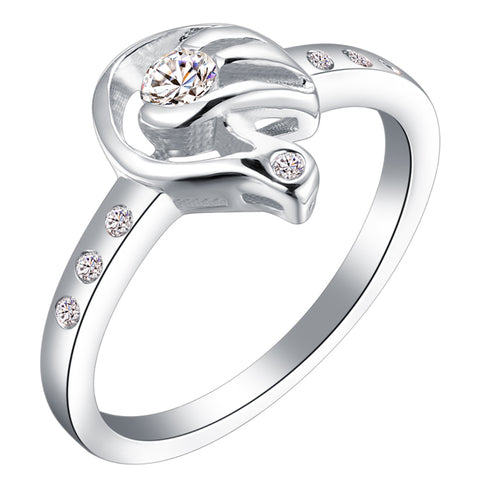 White Gold Ring LSJ222