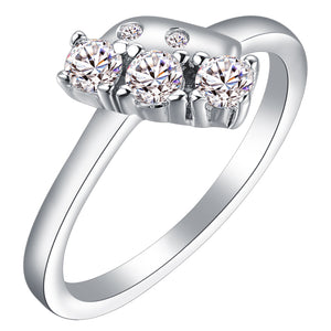 White Gold Ring LSJ223