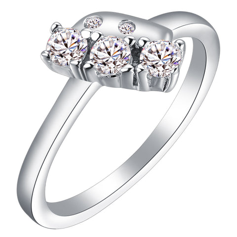 White Gold Ring LSJ223