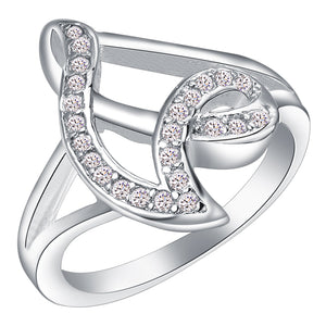 White Gold Ring LSJ229