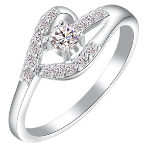 White Gold Ring LSJ231