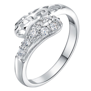 White Gold Ring LSJ244