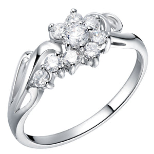 White Gold Ring LSJ254