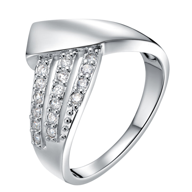 White Gold Ring LSJ256