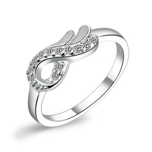 White Gold Ring LSJ323