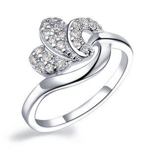 White Gold Ring LSJ326