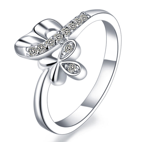 White Gold Ring LSJ327