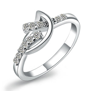 White Gold Ring LSJ329