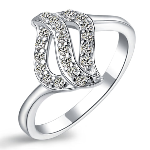 White Gold Ring LSJ331