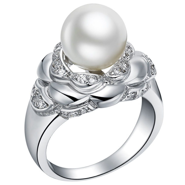 White Gold Ring LSJ382