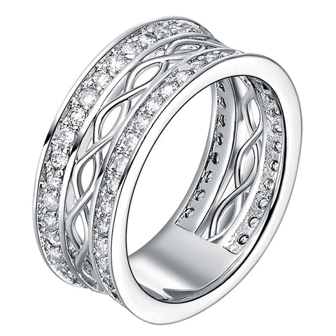 White Gold Ring LSJ385