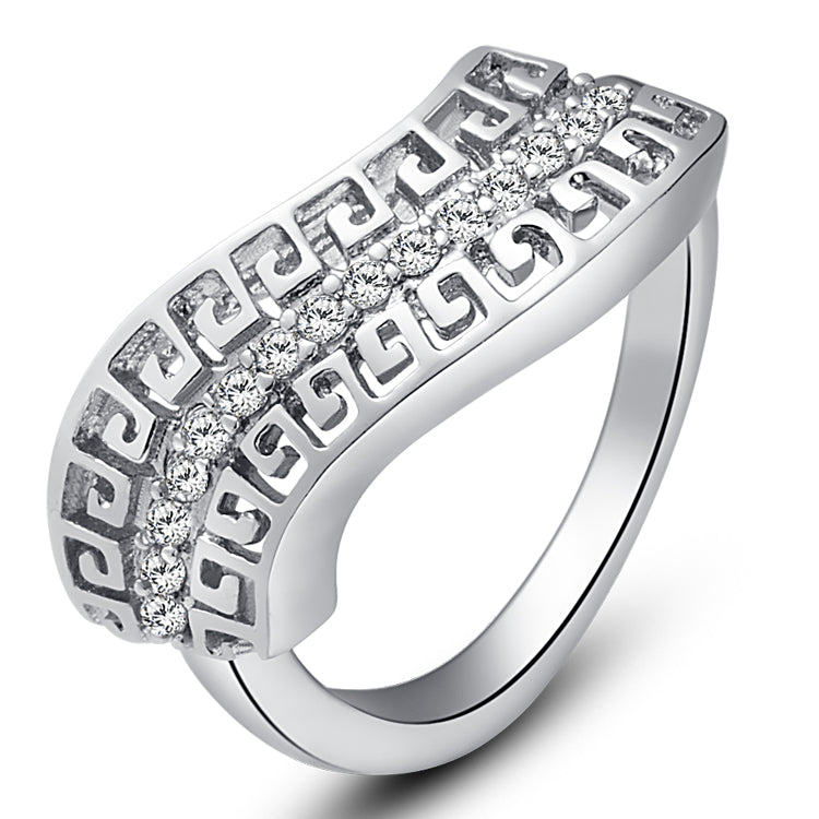 White Gold Ring LSJ401