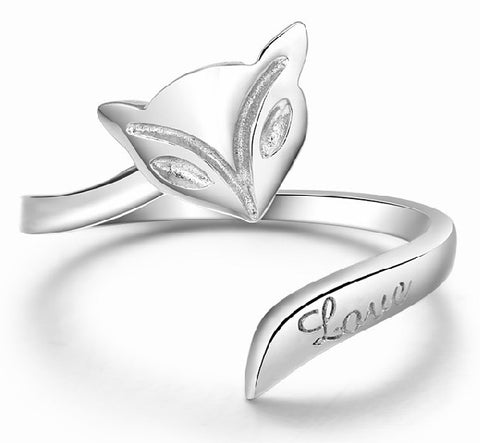 White Gold Ring LSJ409