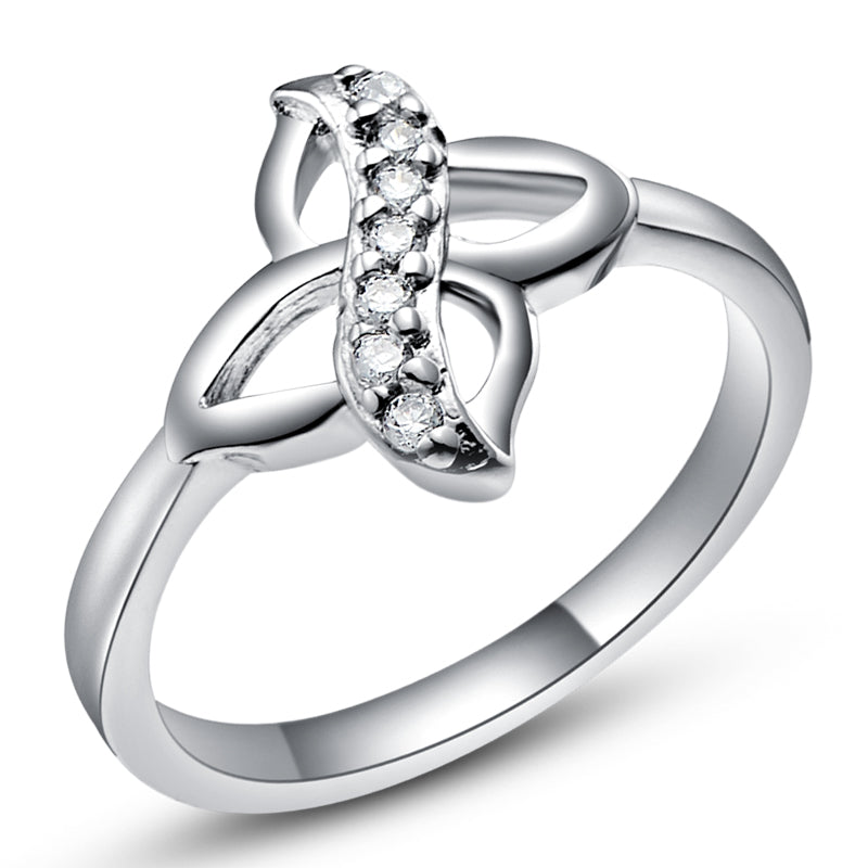 White Gold Ring LSJ446