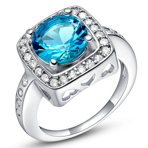 White Gold Ring LSJ476