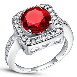 White Gold Ring LSJ477