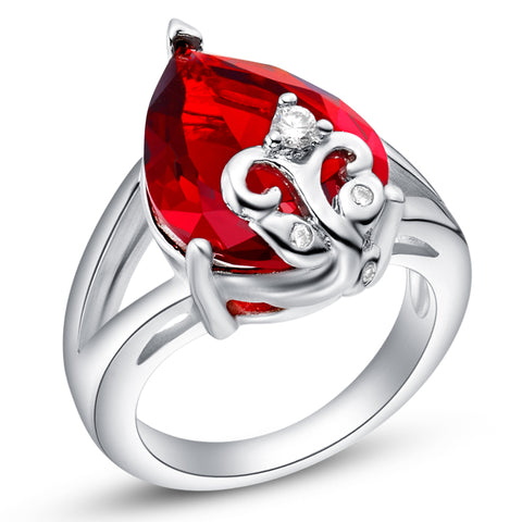 White Gold Ring LSJ479