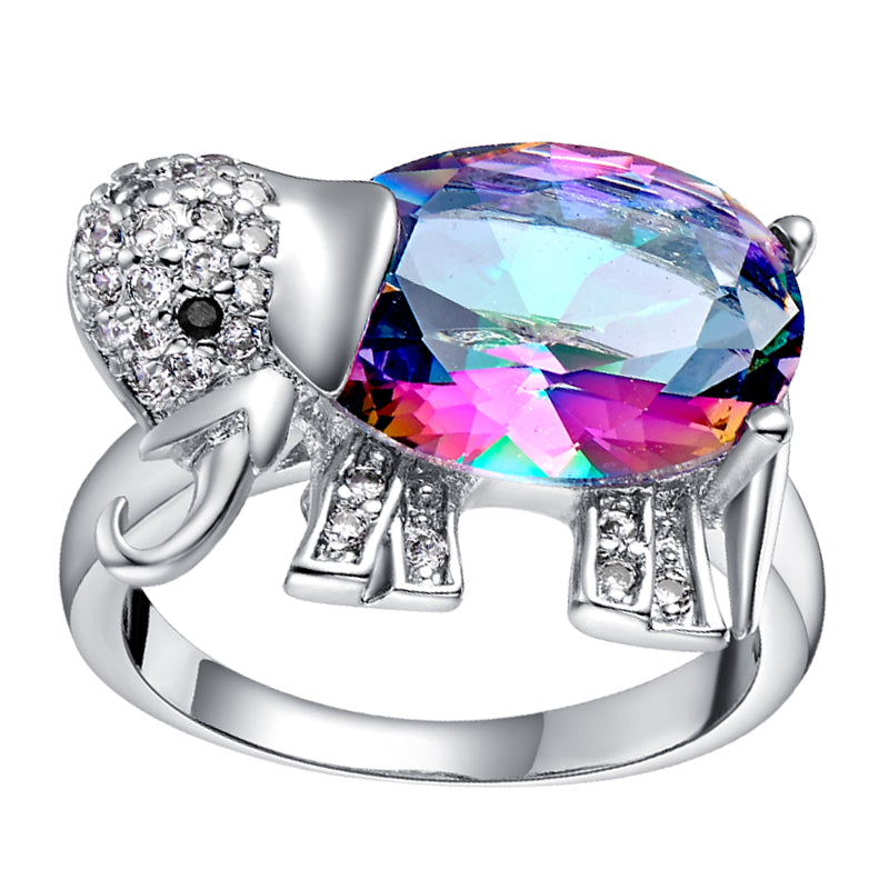 White Gold Ring LSJ484