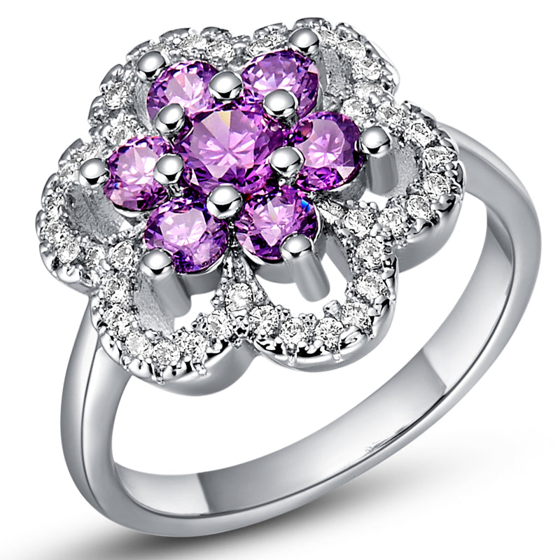 White Gold Ring LSJ491