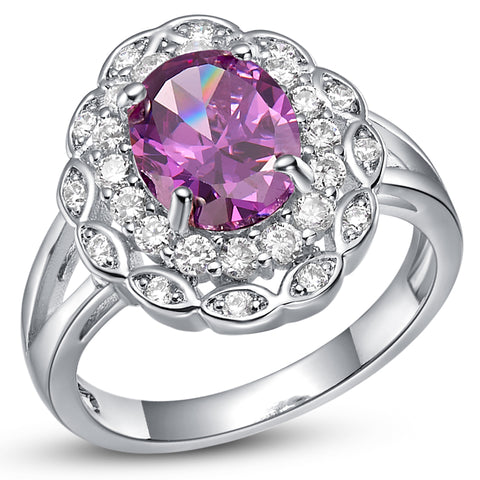 White Gold Ring LSJ495
