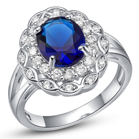 White Gold Ring LSJ496