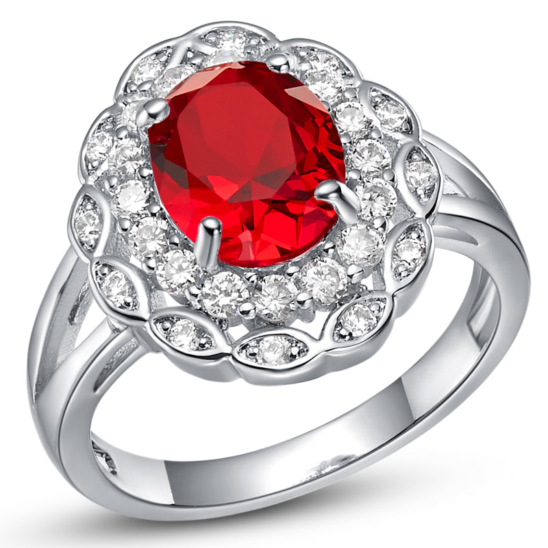 White Gold Ring LSJ497