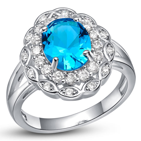 White Gold Ring LSJ498