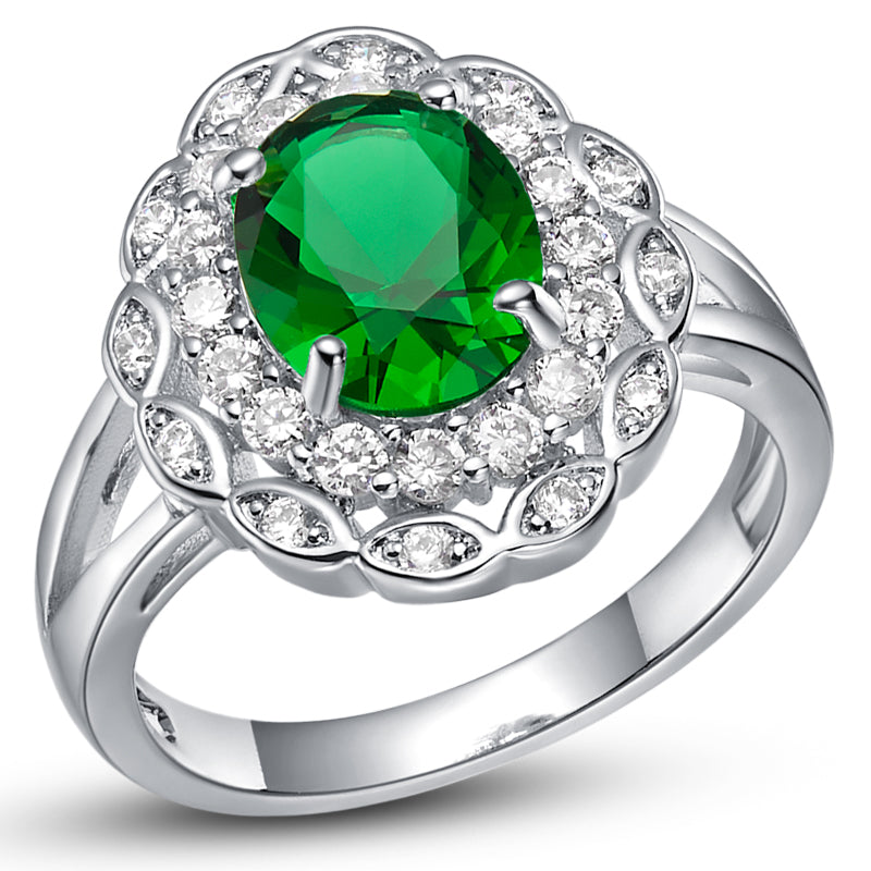 White Gold Ring LSJ499
