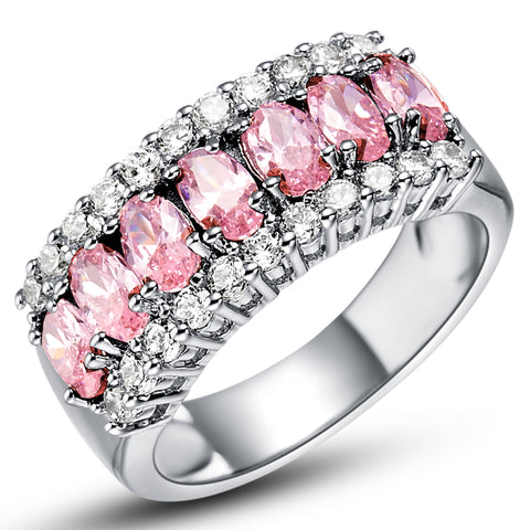 White Gold Ring LSJ501