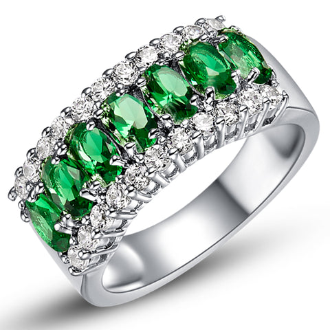 White Gold Ring LSJ507