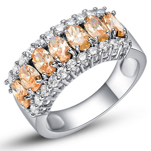 White Gold Ring LSJ508