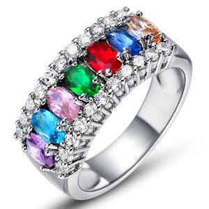 White Gold Ring LSJ509