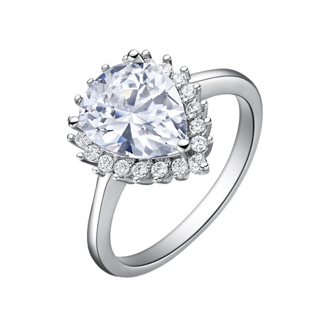 White Gold Ring LSJ535