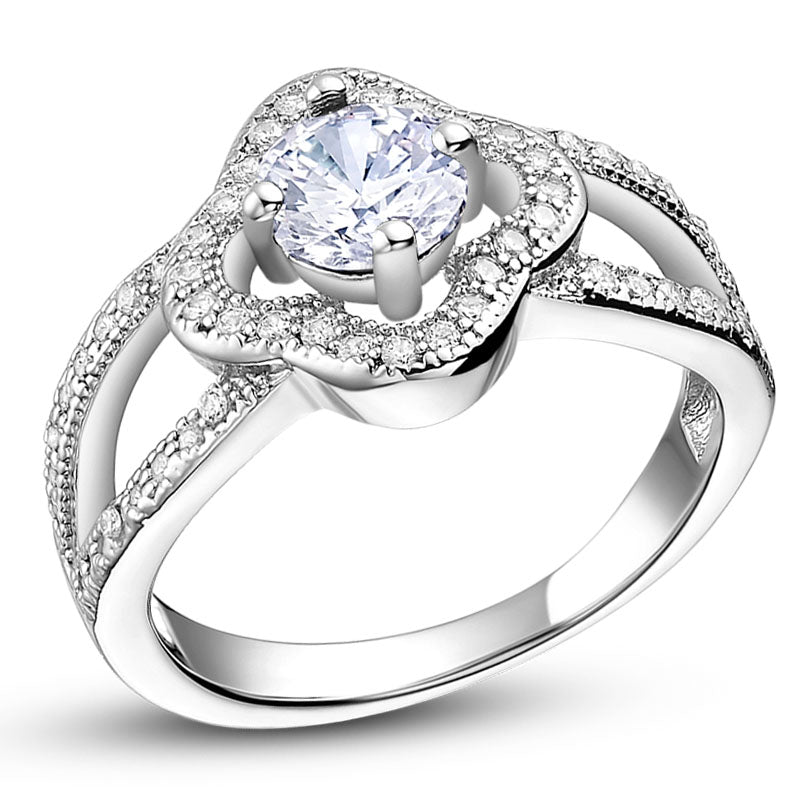 White Gold Ring LSJ581