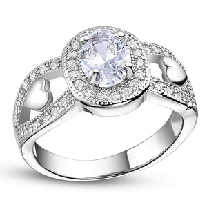 White Gold Ring LSJ585