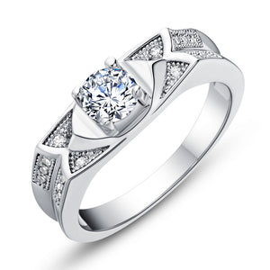 White Gold Ring LSJ594