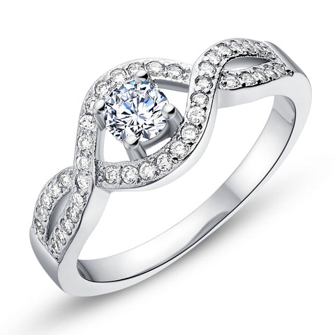 White Gold Ring LSJ595