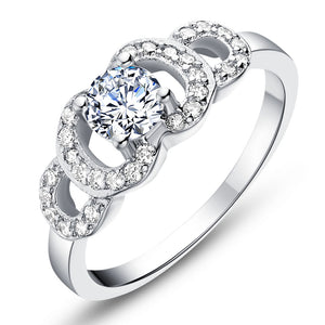 White Gold Ring LSJ597