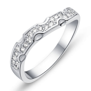 White Gold Ring LSJ605