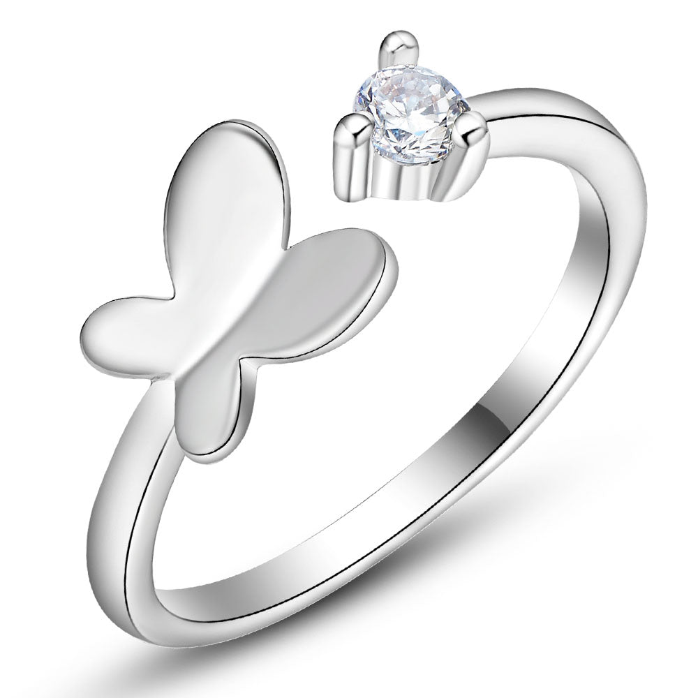 White Gold Plated Ring LSJ626