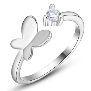 White Gold Plated Ring LSJ626