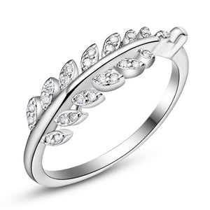 White Gold Plated Ring LSJ627