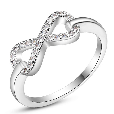 White Gold Plated Ring LSJ630