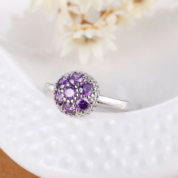 White Gold Plated Ring LSJ648