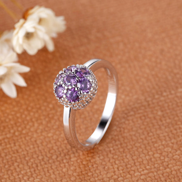 White Gold Plated Ring LSJ648