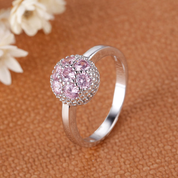 White Gold Plated Ring LSJ649