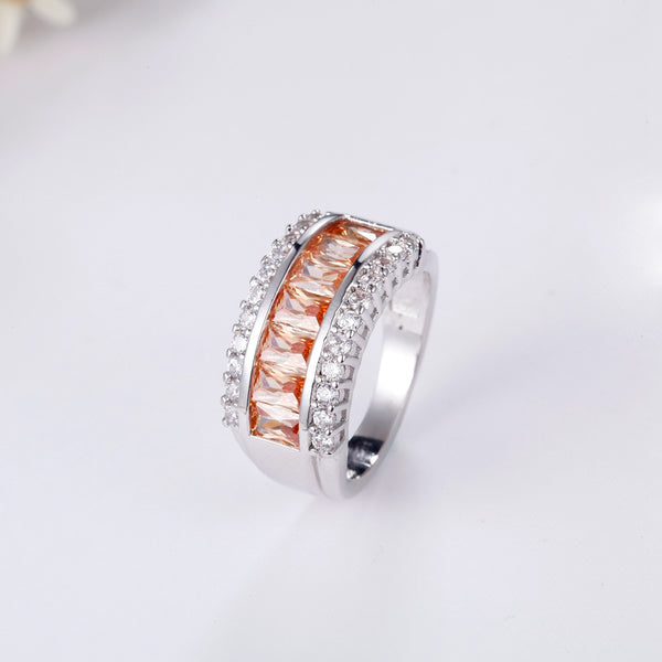White Gold Plated Ring LSJ666