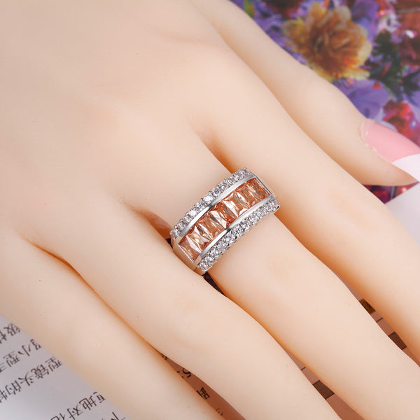 White Gold Plated Ring LSJ666