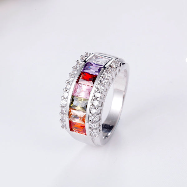 White Gold Plated Ring LSJ668