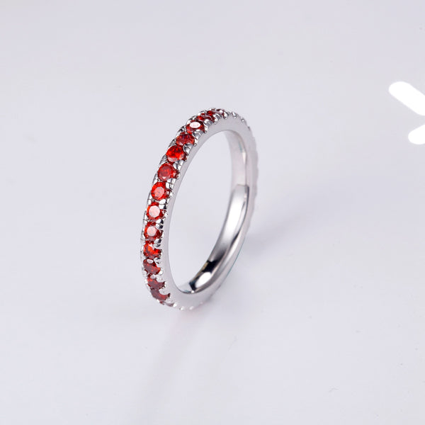 White Gold Plated Ring LSJ671